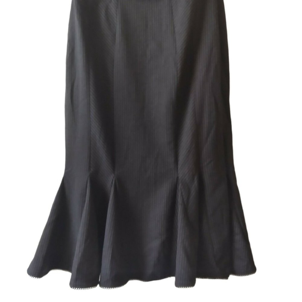 NWT bebe Black Bustier Corset Top Flare Dress Sz M - Picture 7 of 12